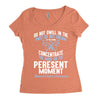 do not dwell in the past do not dream of the future concentrate the mi Women's Triblend Scoop T-shirt