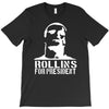 rollins for president  funny  comic henry rollins punk rock tv p T-Shirt