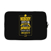 nobody exists on purpose Laptop sleeve