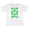 sad alien and daisy nineties grunge pattern Toddler T-shirt