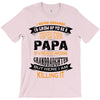 Super Cool Papa Of A Freaking Awesome Granddaughter T-Shirt