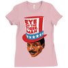 eye of the tiger man Ladies Fitted T-Shirt