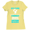 god found autism dad Ladies Fitted T-Shirt