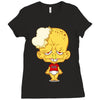 popelbob popcornkopf Ladies Fitted T-Shirt
