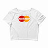 hustle hard Crop Top