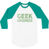 geek goddess kelly green 3/4 Sleeve Shirt