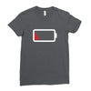 Dead Battery Ladies Fitted T-Shirt
