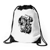 skull pirate Drawstring Bags