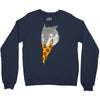 pizza wolf Crewneck Sweatshirt