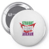 straight outta arkham Pin-back button