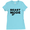 Beast Mode On Ladies Fitted T-Shirt