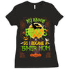 My Broom Broke So I Became A Biker Mom Ladies Fitted T-Shirt