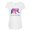 Little Dipper with Galaxy Maternity Scoop Neck T-shirt