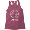 crass anarcho punk rock Racerback Tank