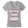 Super Cool Grandad Of A Freaking Awesome Grandson Women's V-Neck T-Shirt