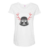 darth vader reindeer Maternity Scoop Neck T-shirt