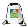 Bicycle Day t-shirt   1943 vintage (albert hofmann lsd) Drawstring Bags