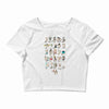 shakespeare a z Crop Top
