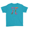 spring pi tshirts  flowery colorful pi day gifts Youth Tee
