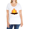 fire Ladies Curvy T-Shirt