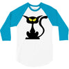 black cat 3/4 Sleeve Shirt