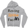 resting witch face   fall t shirt   funny halloween Zipper Hoodie