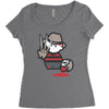 freddy krueger cartoon ideal birthday present or gift Women's Triblend Scoop T-shirt