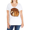 pancake pug Ladies Curvy T-Shirt