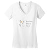 resting witch face Women's V-Neck T-Shirt