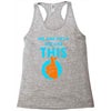 me and pizza are like this Racerback Tank