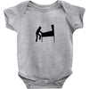 funny caution pinball wiz square Baby Bodysuit