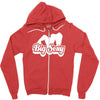 big sexy tattoo hot rod west rock punk Zipper Hoodie