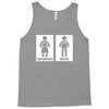 restroom sign sticker vinyl decal Tank Top