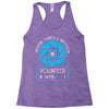 aperture science volunteer Racerback Tank