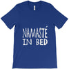 namaste in bed off shoulder T-Shirt