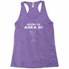 alien themed   ufo Racerback Tank