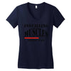 installing muscles Women's V-Neck T-Shirt