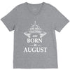 The Best Teachers Are Born in August V-Neck Tee