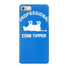 pro cow tipper tipping funny iPhone 7 Case