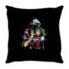 the burning joke Throw Pillow