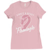 single flamingle Ladies Fitted T-Shirt