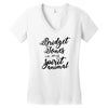 bridget jones is my spirit animal Women's V-Neck T-Shirt