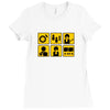 people on the bus Ladies Fitted T-Shirt