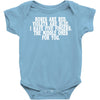 roses are red violets are blue i have five fingers the middle ones for Baby Onesie