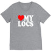 love my locs V-Neck Tee