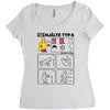 ikea hero type s Women's Triblend Scoop T-shirt