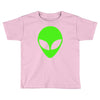uomo alieno ufo stampa verde fluo divertente mitiche Toddler T-shirt