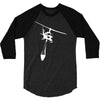 uh 1 huey air attack helicopter vinyl decal fire fighting cdf usfs 3/4 Sleeve Shirt