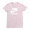 weed   just smoke it   mens funny Ladies Fitted T-Shirt