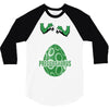 Preggosaurus Funny 3/4 Sleeve Shirt